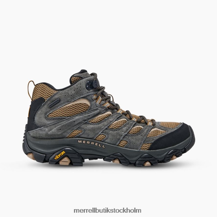 män Merrell butternut/beluga moab 3 mid vattentät bred bredd skor DP80HP217