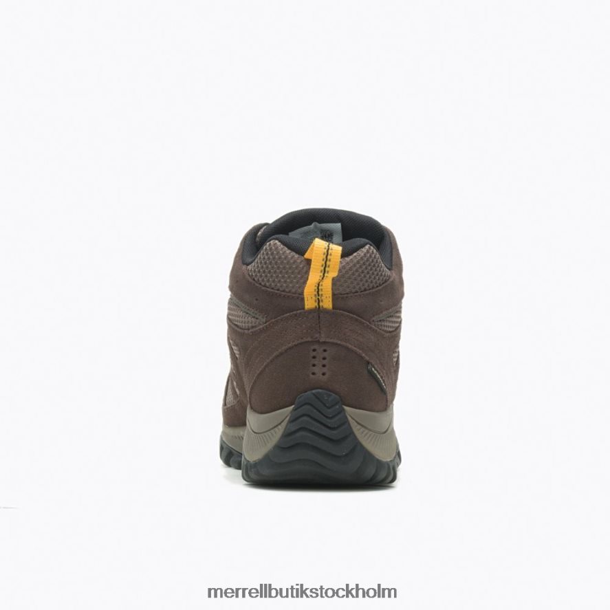 män Merrell espresso oakcreek mid vattentät bred bredd skor DP80HP604
