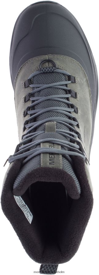 män Merrell grå thermo overlook 2 mid vattentät skor DP80HP707