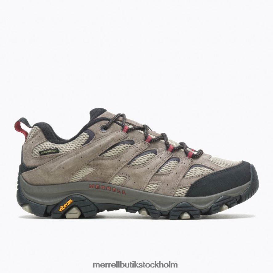 män Merrell mörkbrun moab 3 vattentät bred bredd skor DP80HP368