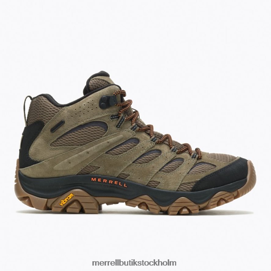 män Merrell oliv/gummi moab 3 mid vattentät skor DP80HP128