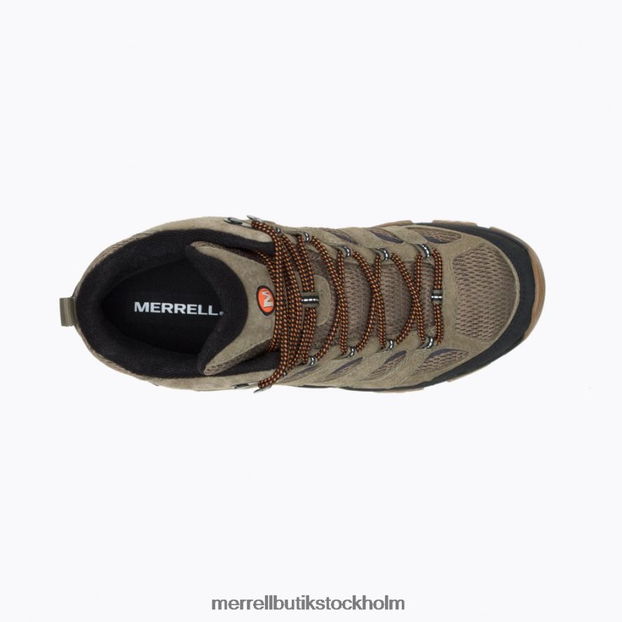 män Merrell oliv/gummi moab 3 mid vattentät skor DP80HP128