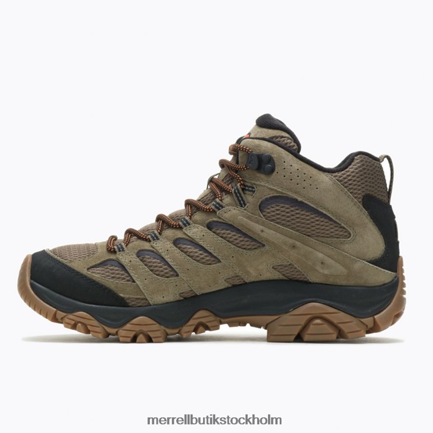 män Merrell oliv/gummi moab 3 mid vattentät skor DP80HP128