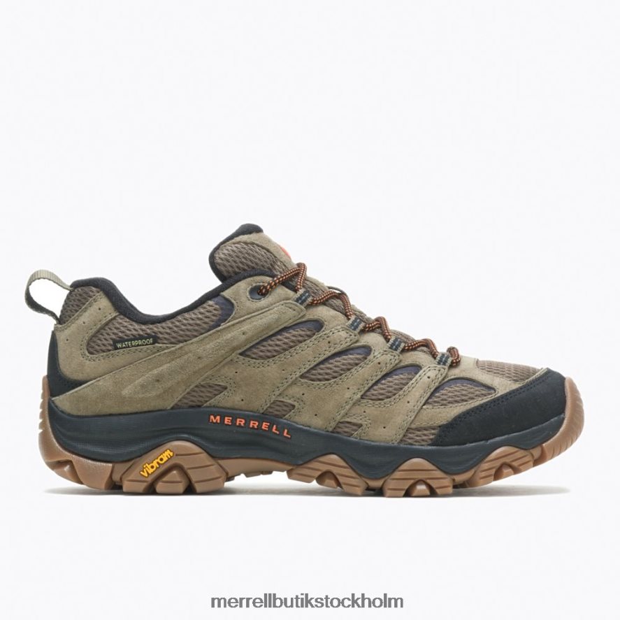 män Merrell oliv/gummi moab 3 vattentät skor DP80HP76