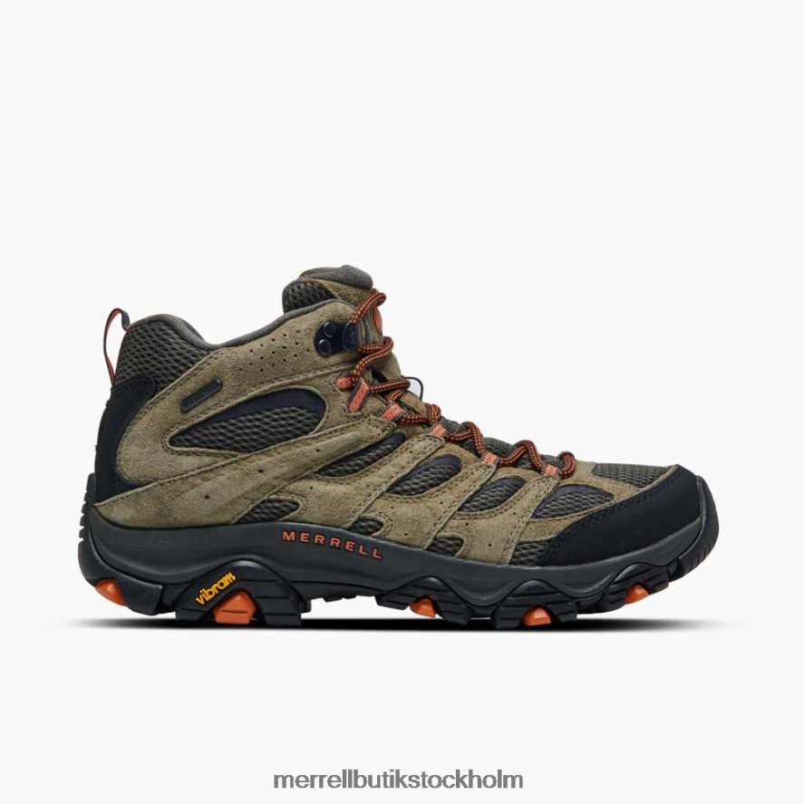 män Merrell oliv moab 3 mid vattentät skor DP80HP127