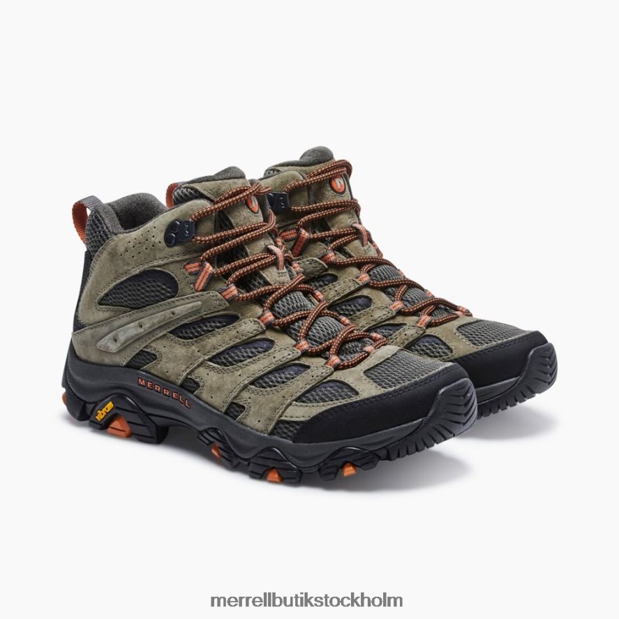 män Merrell oliv moab 3 mitt skor DP80HP134