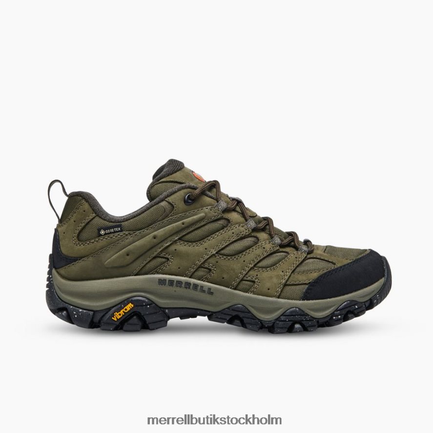 män Merrell oliv moab 3 slät gore-tex skor DP80HP656