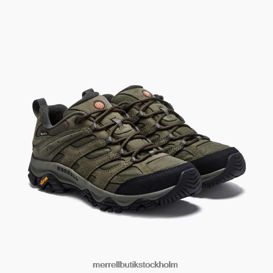 män Merrell oliv moab 3 slät gore-tex skor DP80HP656