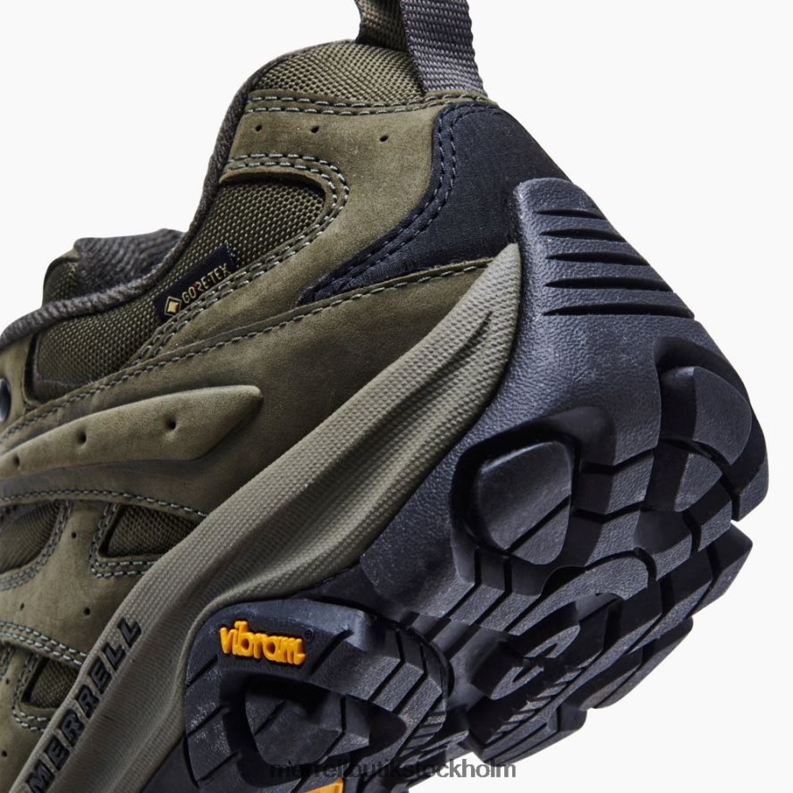 män Merrell oliv moab 3 slät gore-tex skor DP80HP656