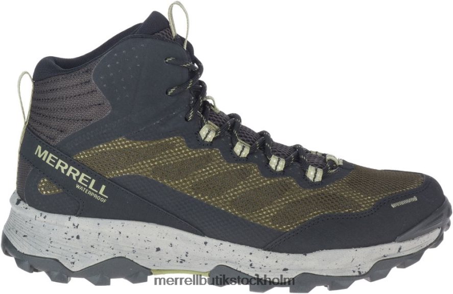 män Merrell oliv speed strike mid vattentät skor DP80HP780