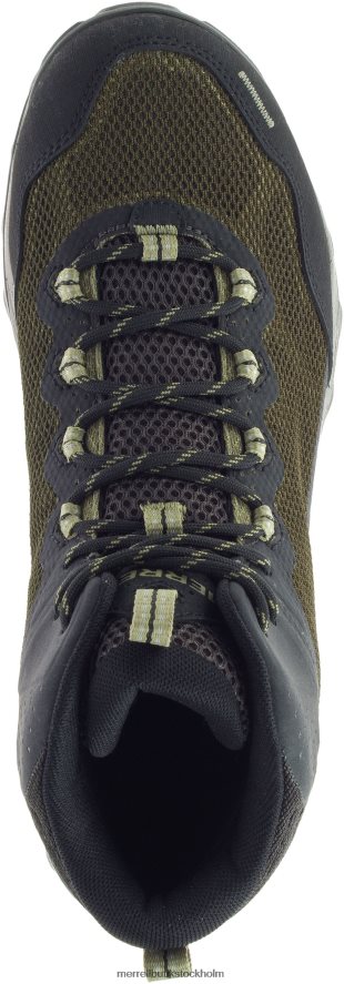 män Merrell oliv speed strike mid vattentät skor DP80HP780