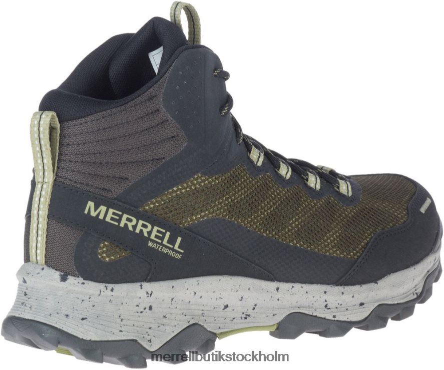 män Merrell oliv speed strike mid vattentät skor DP80HP780