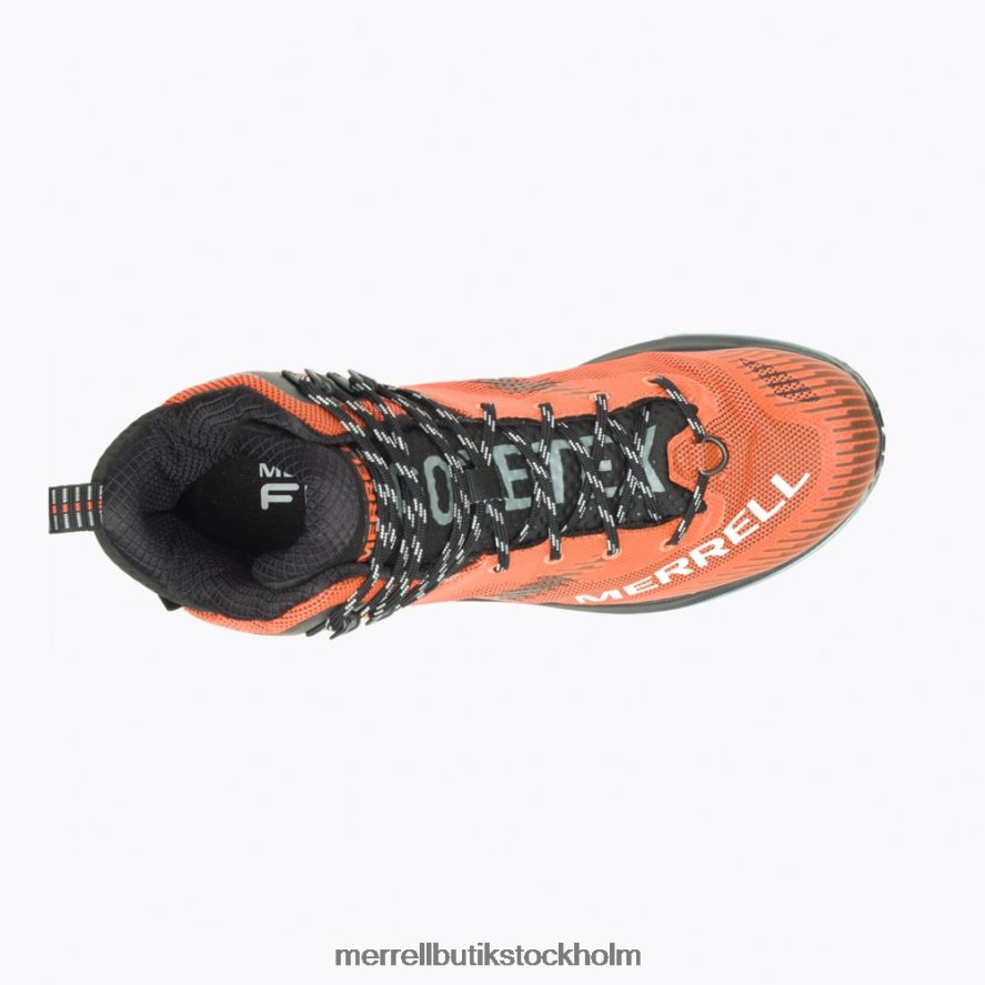 män Merrell orange rogue hiker mid gore-tex skor DP80HP35