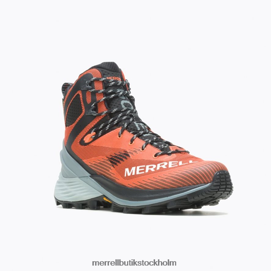 män Merrell orange rogue hiker mid gore-tex skor DP80HP35