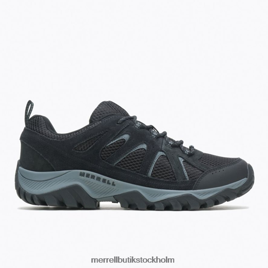 män Merrell svart Oakcreek bred bredd skor DP80HP395