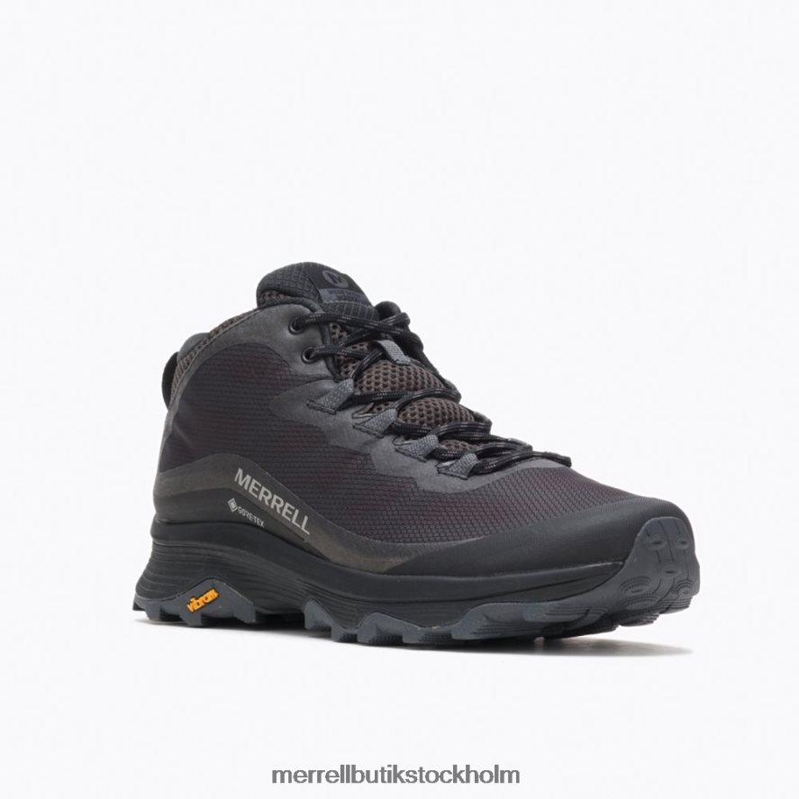 män Merrell svart/asfalt moab hastighet mid gore-tex skor DP80HP190