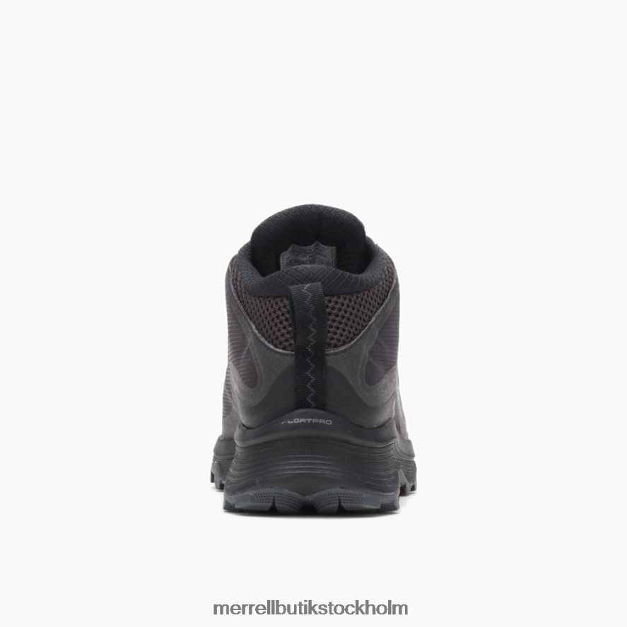 män Merrell svart/asfalt moab hastighet mid gore-tex skor DP80HP190