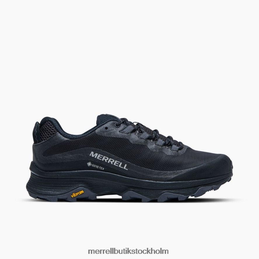 män Merrell svart/asfalt moab speed gore-tex skor DP80HP23