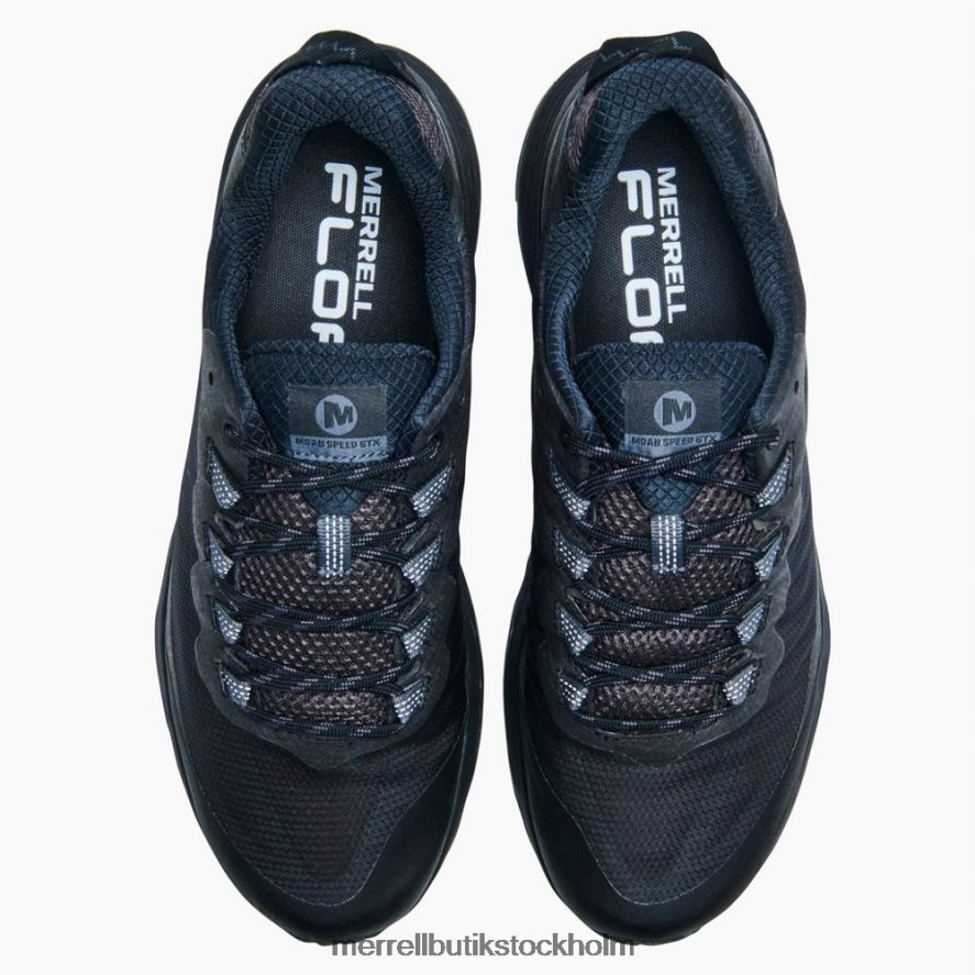 män Merrell svart/asfalt moab speed gore-tex skor DP80HP23