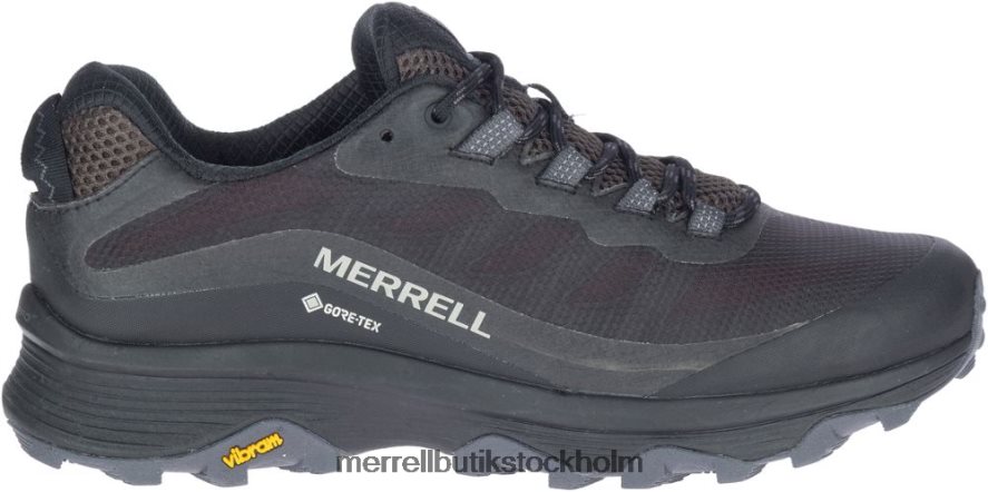 män Merrell svart/asfalt moab speed gore-tex skor DP80HP23