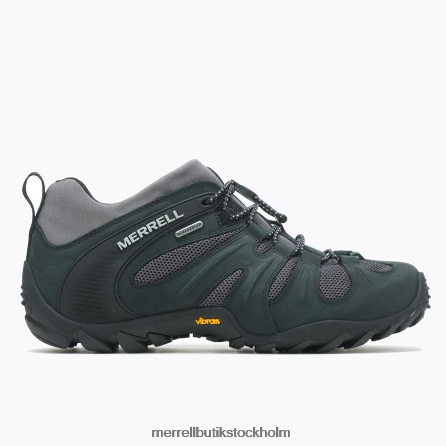 män Merrell svart/grå chameleon 8 stretch vattentät skor DP80HP182