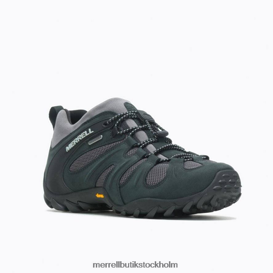 män Merrell svart/grå chameleon 8 stretch vattentät skor DP80HP182