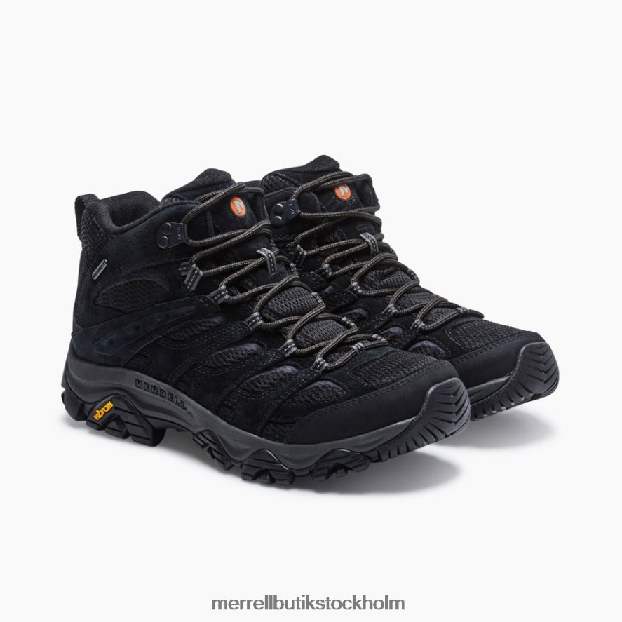 män Merrell svart moab 3 mid vattentät skor DP80HP129