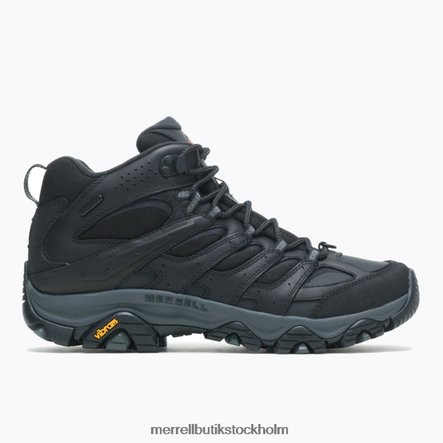 män Merrell svart moab 3 thermo mid vattentät bred bredd skor DP80HP628