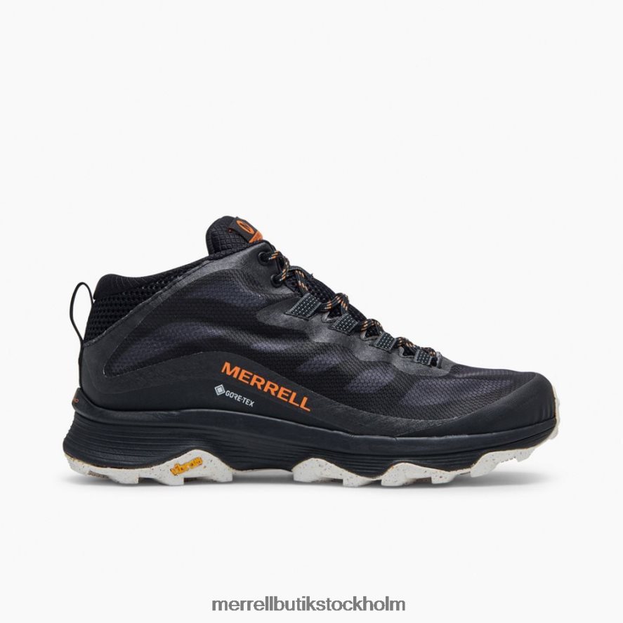män Merrell svart moab hastighet mid gore-tex skor DP80HP189