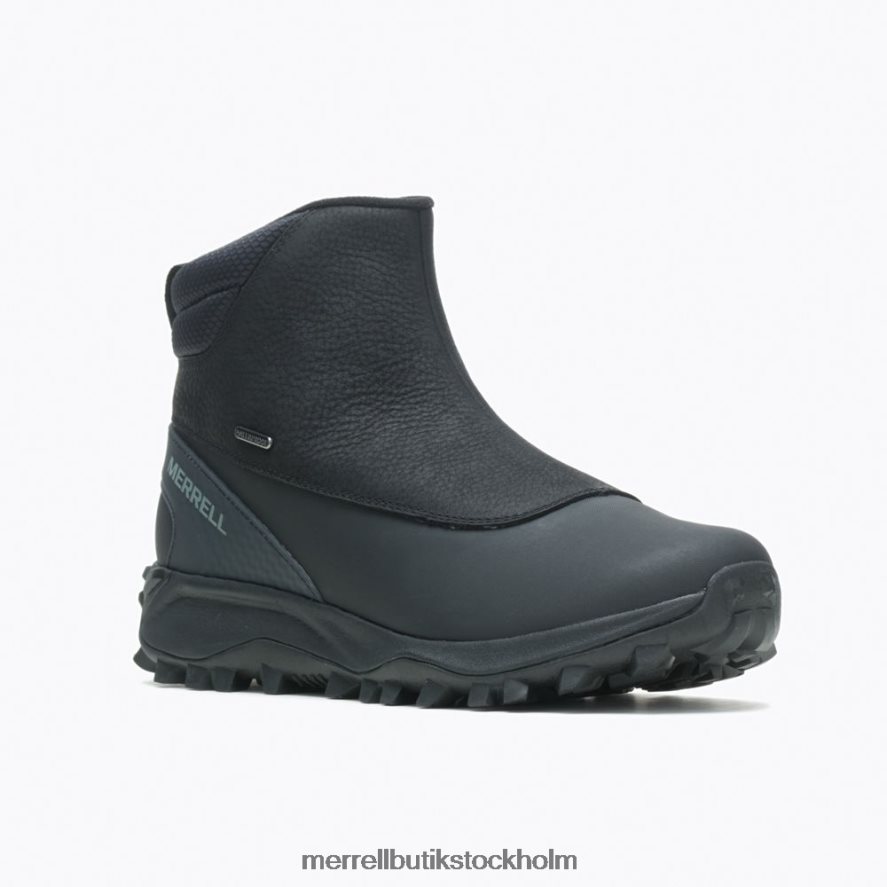 män Merrell svart/monument thermo kiruna mid zip vattentät skor DP80HP757