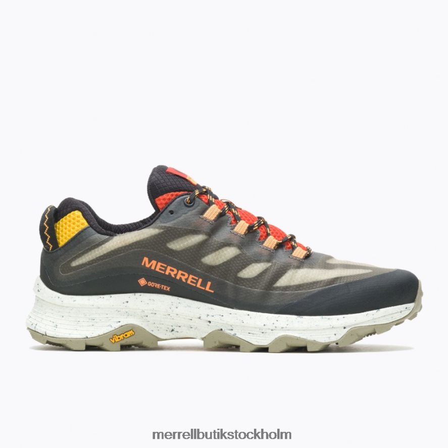 män Merrell svart/multi moab speed gore-tex skor DP80HP24