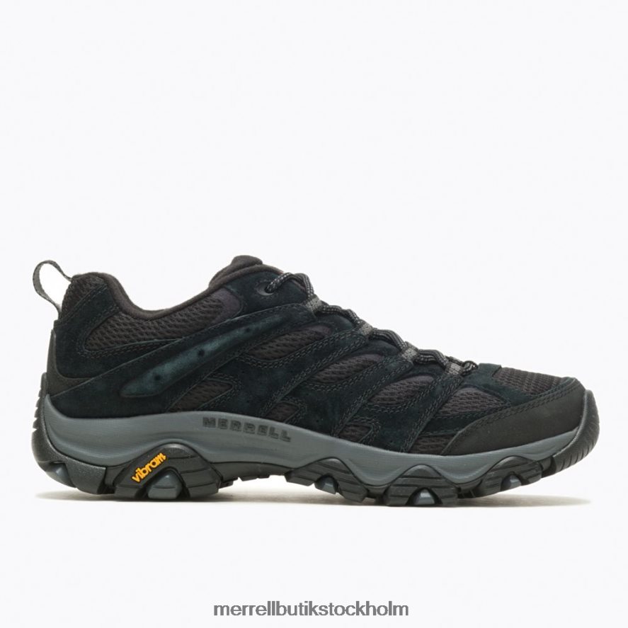 män Merrell svart natt moab 3 bred bredd skor DP80HP206