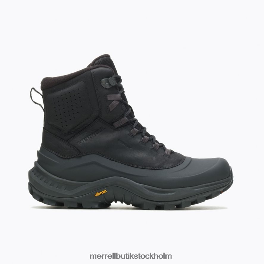 män Merrell svart thermo overlook 2 mid vattentät skor DP80HP706