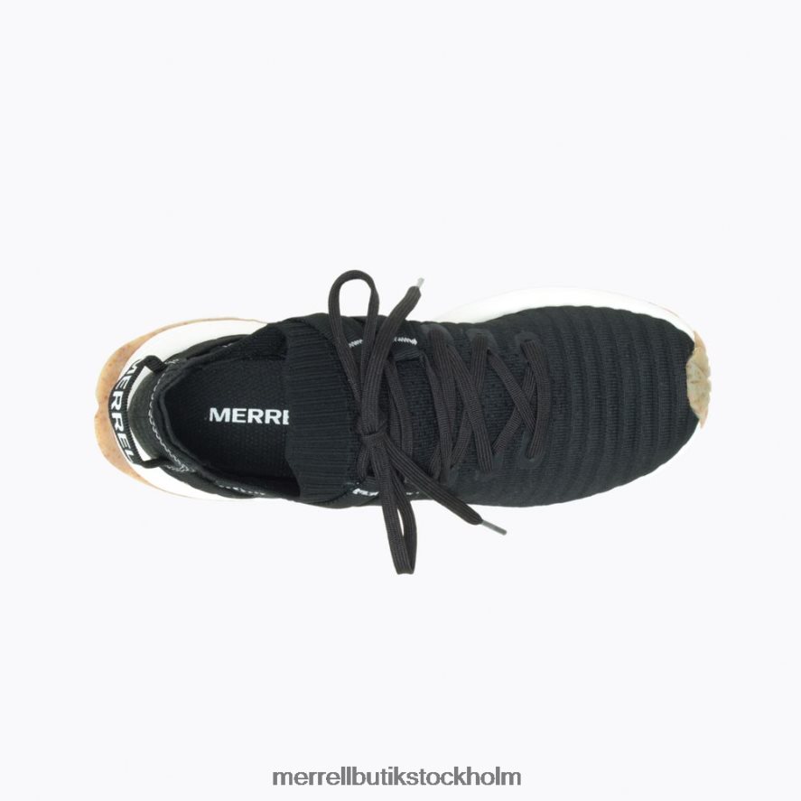 unisex- Merrell svart vit gå ombord spets sneaker eco dye skor DP80HP1116