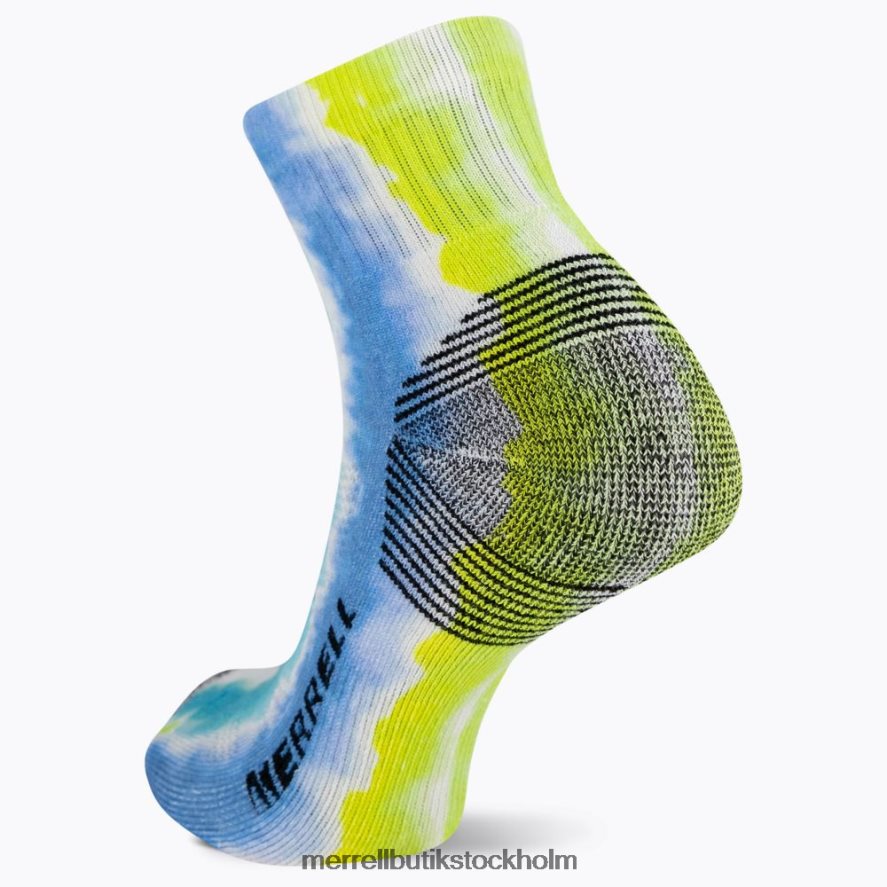 unisex- Merrell blå multi moab 360 tryck målade ränder kvartstrumpa Tillbehör DP80HP275