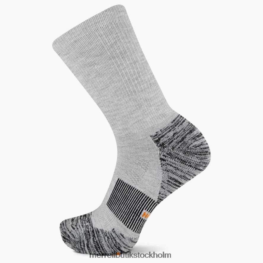 unisex- Merrell grå ljung Thermal trail run besättningsstrumpa Tillbehör DP80HP486