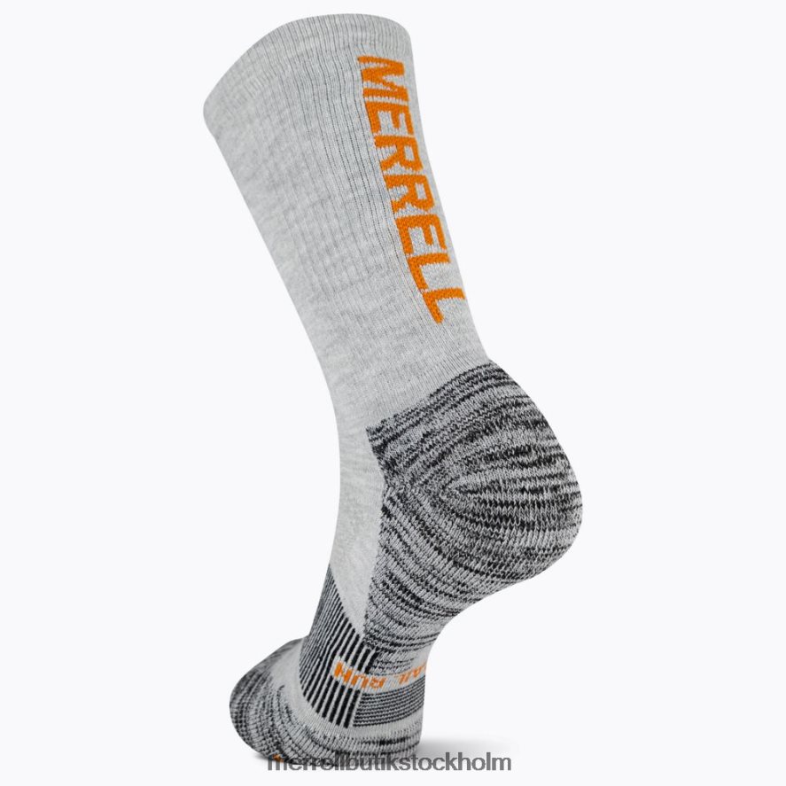 unisex- Merrell grå ljung Thermal trail run besättningsstrumpa Tillbehör DP80HP486