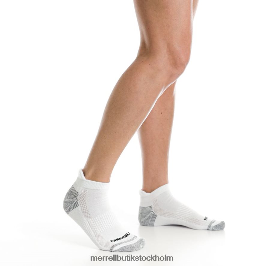 unisex- Merrell grå ljung ass återvunnen lågskuren strumpa 3-pack Tillbehör DP80HP360