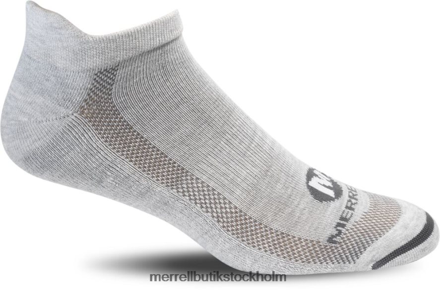unisex- Merrell grå ljung ass återvunnen lågskuren strumpa 3-pack Tillbehör DP80HP361