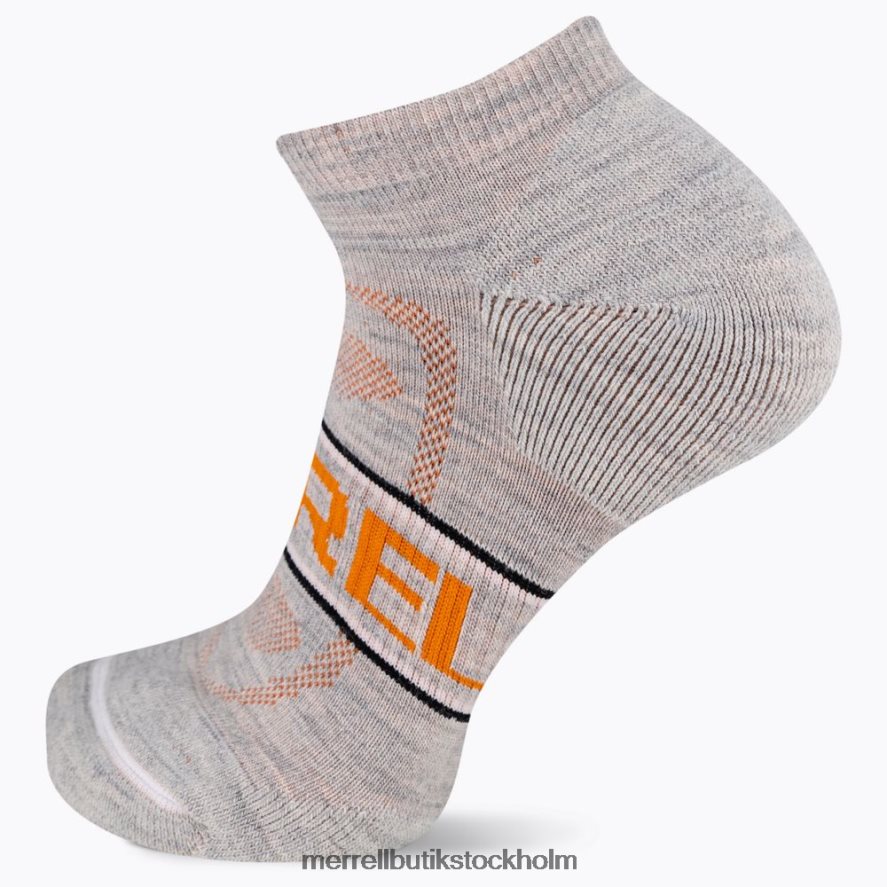 unisex- Merrell grå ljung zonerad lågskuren vandringsstrumpa Tillbehör DP80HP522