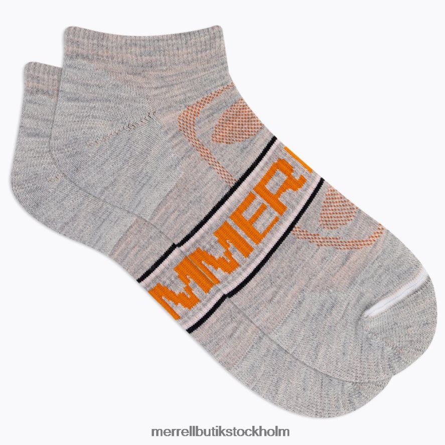 unisex- Merrell grå ljung zonerad lågskuren vandringsstrumpa Tillbehör DP80HP522