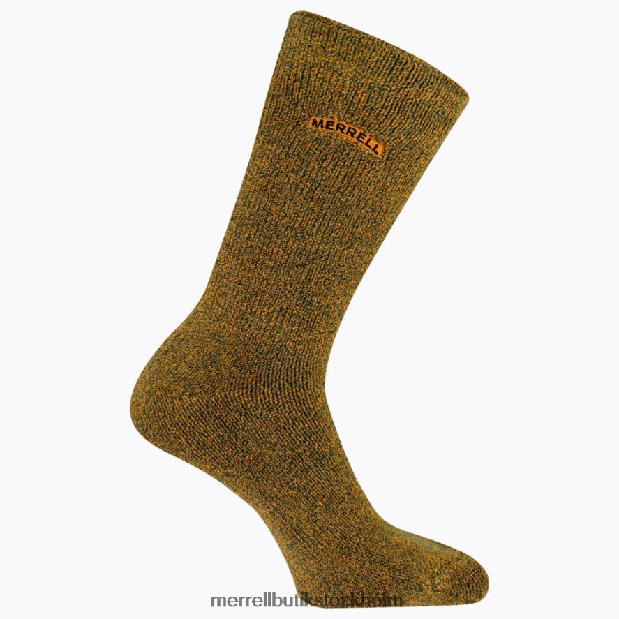 unisex- Merrell orange eftersportsdämpad besättningsstrumpa Tillbehör DP80HP215