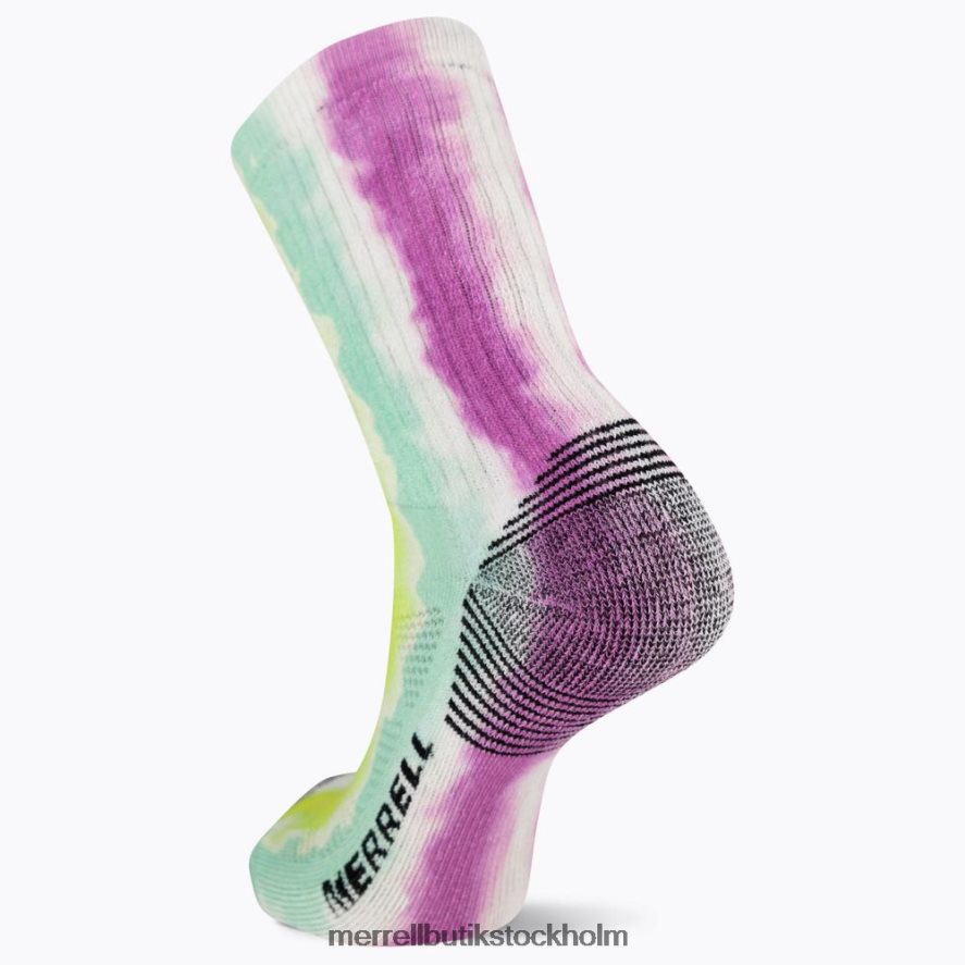 unisex- Merrell rosa multi moab 360 tryck målade ränder besättningsstrumpa Tillbehör DP80HP304