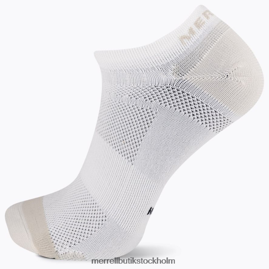 unisex- Merrell vit trail runner lätt no show strumpa Tillbehör DP80HP220