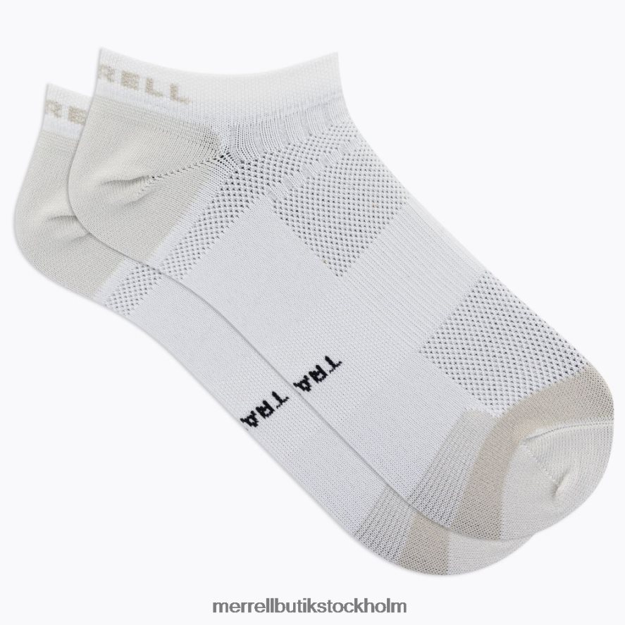 unisex- Merrell vit trail runner lätt no show strumpa Tillbehör DP80HP220