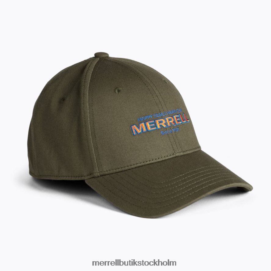 unisex- Merrell dammig oliv mdot twill elastisk mössa Tillbehör DP80HP402