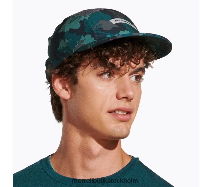 unisex- Merrell sjömossa blad tryck trail running hatt Tillbehör DP80HP393
