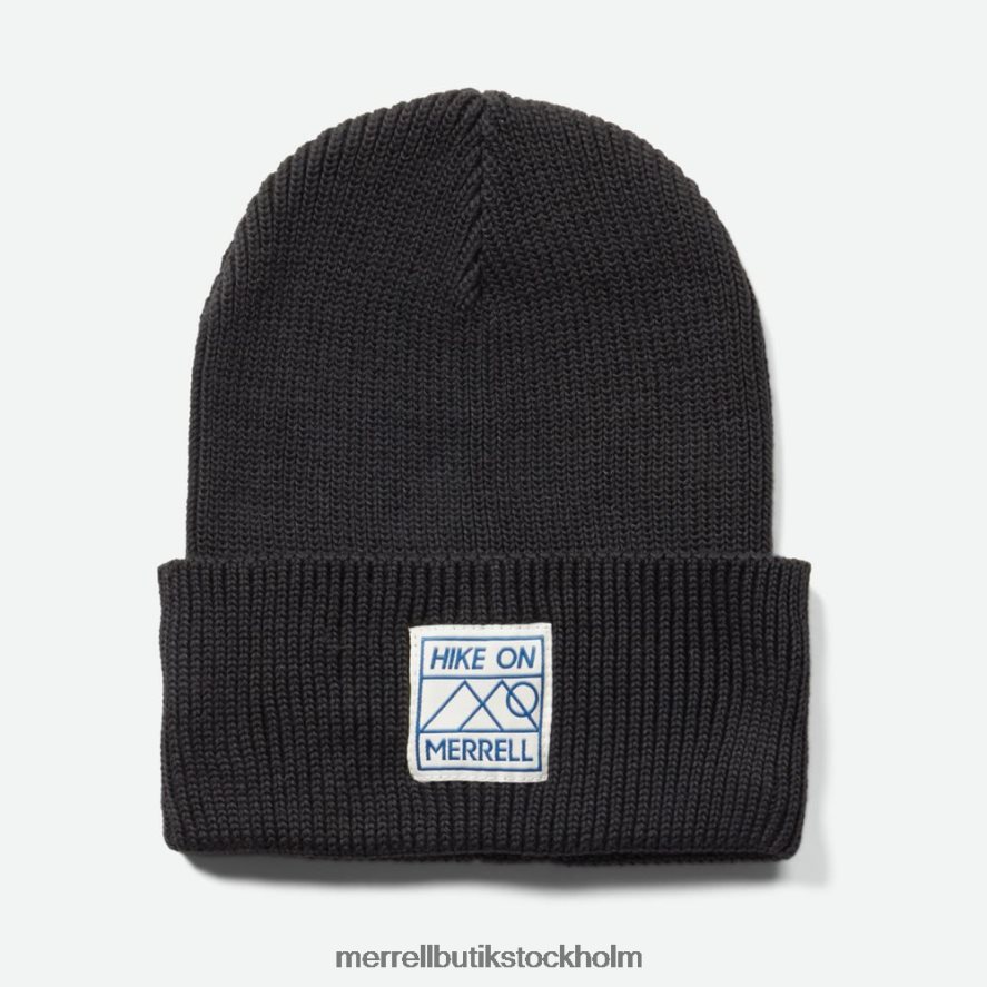 unisex- Merrell svart vandra på patch beanie Tillbehör DP80HP318