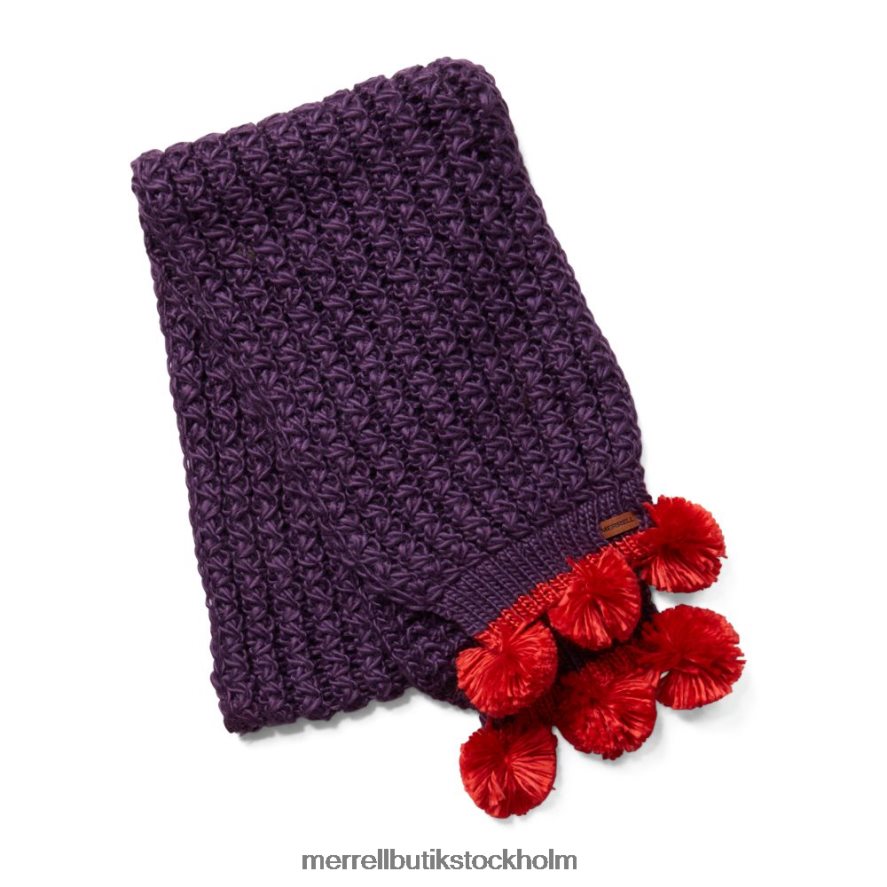 unisex- Merrell vinrött/lava trailhead pom halsduk Tillbehör DP80HP562